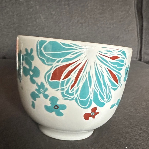 IKEA Floral White and Blue Cup - Picture 3 of 3